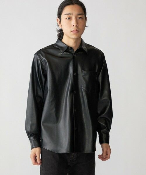 SHIPS / シップス シャツ・ブラウス | BENCH MARKING SHIRT: レギュラーカラー 合成皮革 シャツ | 詳細11