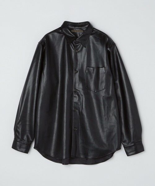 SHIPS / シップス シャツ・ブラウス | BENCH MARKING SHIRT: レギュラーカラー 合成皮革 シャツ | 詳細13