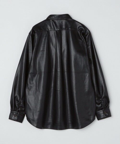 SHIPS / シップス シャツ・ブラウス | BENCH MARKING SHIRT: レギュラーカラー 合成皮革 シャツ | 詳細14