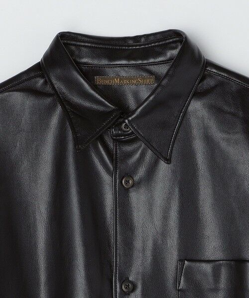 SHIPS / シップス シャツ・ブラウス | BENCH MARKING SHIRT: レギュラーカラー 合成皮革 シャツ | 詳細15