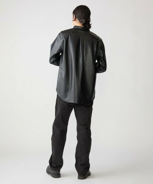 SHIPS / シップス シャツ・ブラウス | BENCH MARKING SHIRT: レギュラーカラー 合成皮革 シャツ | 詳細3