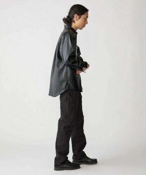 SHIPS / シップス シャツ・ブラウス | BENCH MARKING SHIRT: レギュラーカラー 合成皮革 シャツ | 詳細5