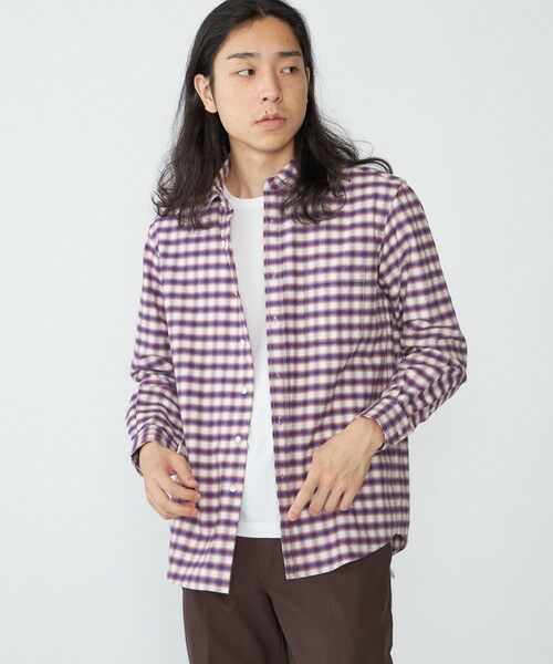 SHIPS / シップス シャツ・ブラウス | SHIPS: レギュラーカラー オンブレ チェック ネルシャツ | 詳細20