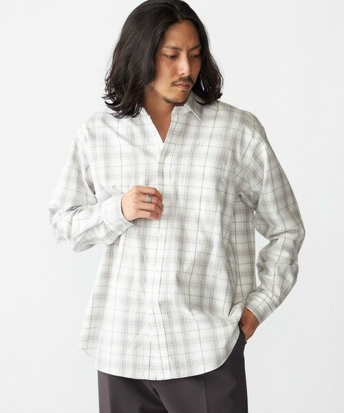 SHIPS / シップス シャツ・ブラウス | SHIPS: コットンビエラ チェック レギュラーカラー シャツ | 詳細2