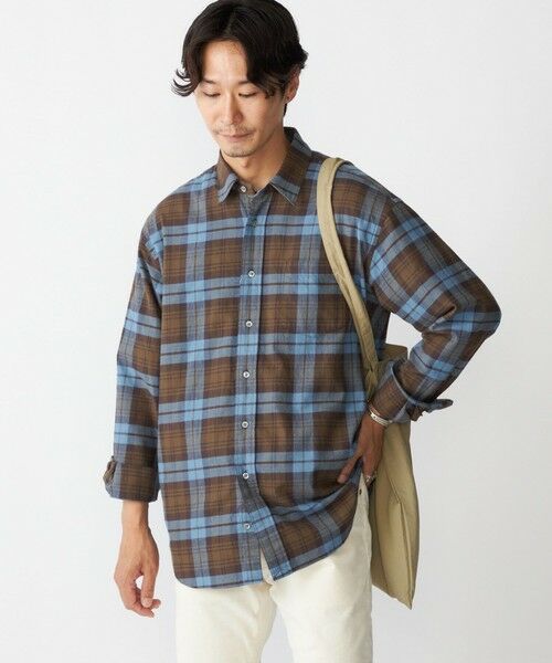 SHIPS / シップス シャツ・ブラウス | SHIPS: コットンビエラ チェック レギュラーカラー シャツ | 詳細14