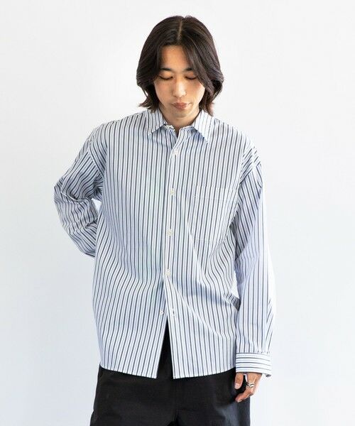 SHIPS / シップス シャツ・ブラウス | City Ambient Products: レギュラーカラー ブロード ストライプ シャツ | 詳細1