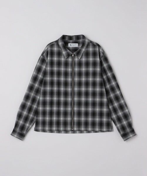 SHIPS / シップス シャツ・ブラウス | City Ambient Products: オンブレ チェック シャツ ジップ アウター | 詳細2