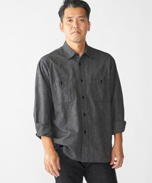 SHIPS / シップス シャツ・ブラウス | SHIPS: AUTHENTIC シャンブレー ワークシャツ | 詳細3