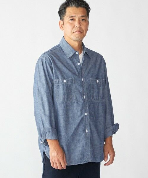SHIPS / シップス シャツ・ブラウス | SHIPS: AUTHENTIC シャンブレー ワークシャツ | 詳細14