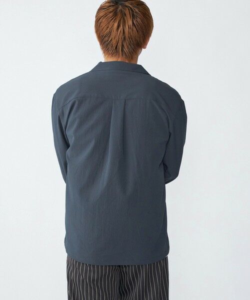 SHIPS / シップス シャツ・ブラウス | City Ambient Products: オープンカラー 楊柳 ソリッド ロングスリーブ シャツ | 詳細2