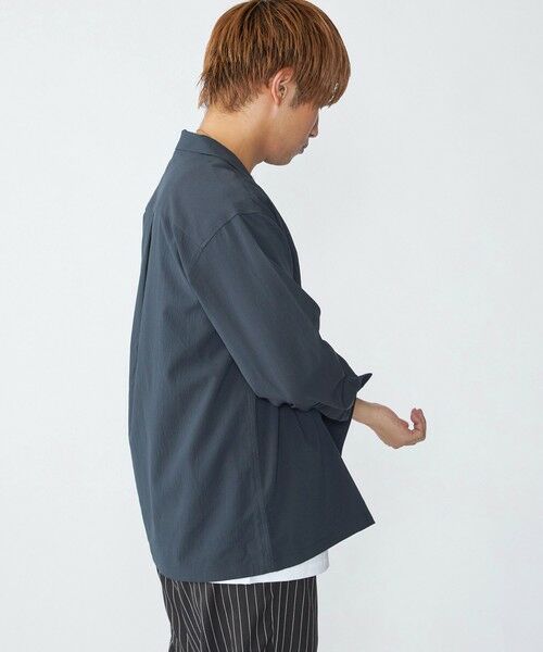SHIPS / シップス シャツ・ブラウス | City Ambient Products: オープンカラー 楊柳 ソリッド ロングスリーブ シャツ | 詳細3