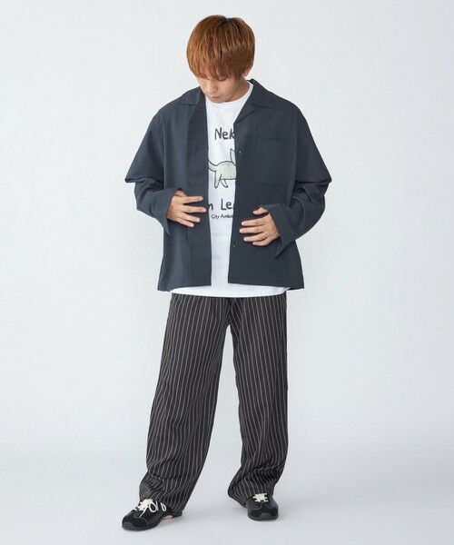 SHIPS / シップス シャツ・ブラウス | City Ambient Products: オープンカラー 楊柳 ソリッド ロングスリーブ シャツ | 詳細5