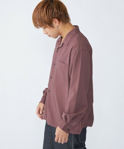 SHIPS / シップス シャツ・ブラウス | City Ambient Products: オープンカラー 楊柳 ソリッド ロングスリーブ シャツ | 詳細17