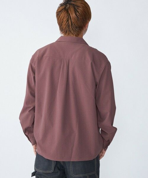 SHIPS / シップス シャツ・ブラウス | City Ambient Products: オープンカラー 楊柳 ソリッド ロングスリーブ シャツ | 詳細18