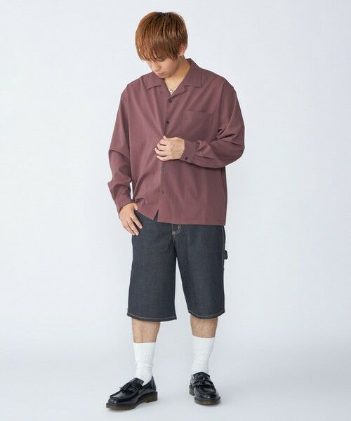 SHIPS / シップス シャツ・ブラウス | City Ambient Products: オープンカラー 楊柳 ソリッド ロングスリーブ シャツ | 詳細19