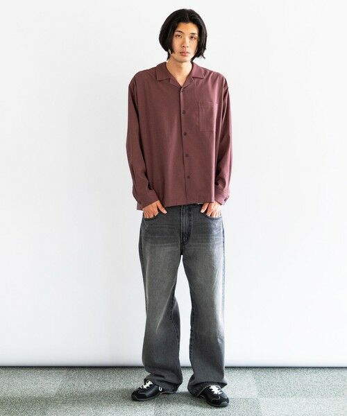 SHIPS / シップス シャツ・ブラウス | City Ambient Products: オープンカラー 楊柳 ソリッド ロングスリーブ シャツ | 詳細13