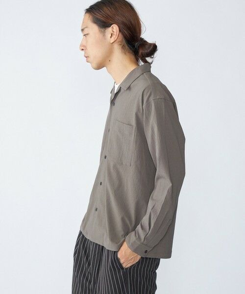 SHIPS / シップス シャツ・ブラウス | City Ambient Products: オープンカラー 楊柳 ソリッド ロングスリーブ シャツ | 詳細26