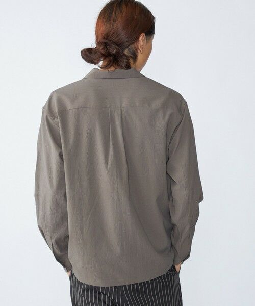 SHIPS / シップス シャツ・ブラウス | City Ambient Products: オープンカラー 楊柳 ソリッド ロングスリーブ シャツ | 詳細27