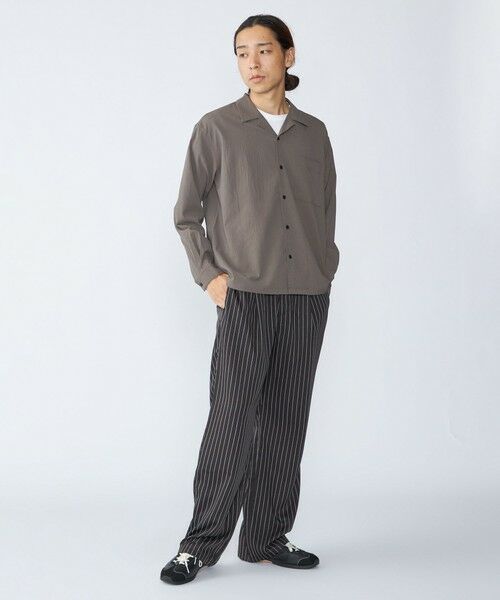 SHIPS / シップス シャツ・ブラウス | City Ambient Products: オープンカラー 楊柳 ソリッド ロングスリーブ シャツ | 詳細28