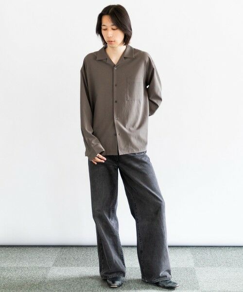 SHIPS / シップス シャツ・ブラウス | City Ambient Products: オープンカラー 楊柳 ソリッド ロングスリーブ シャツ | 詳細23