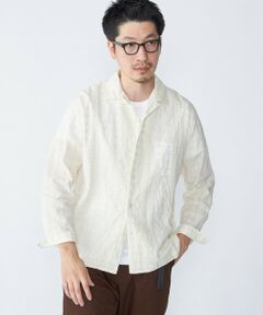 SHIPS / シップス シャツ・ブラウス | SHIPS: エンブロイダリー オープンカラー ロングスリーブ シャツ