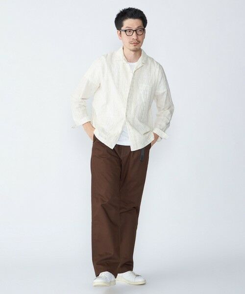 SHIPS / シップス シャツ・ブラウス | SHIPS: エンブロイダリー オープンカラー ロングスリーブ シャツ | 詳細1