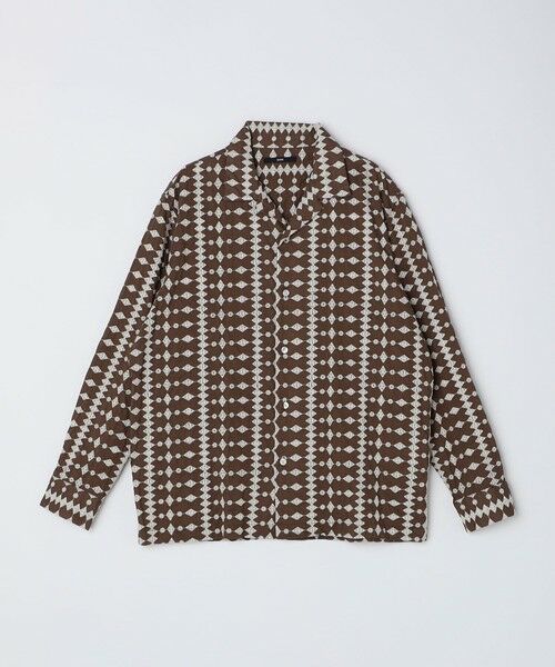 SHIPS / シップス シャツ・ブラウス | SHIPS: エンブロイダリー オープンカラー ロングスリーブ シャツ | 詳細7