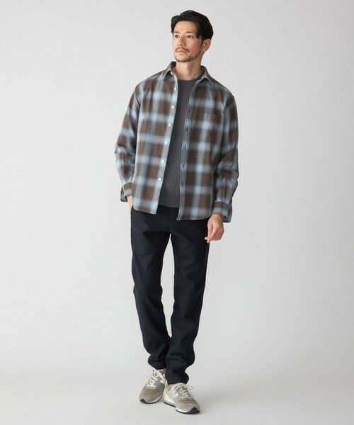 SHIPS / シップス シャツ・ブラウス | SHIPS: Shuttle notes レギュラーカラー オンブレチェック 長袖 ネルシャツ | 詳細1