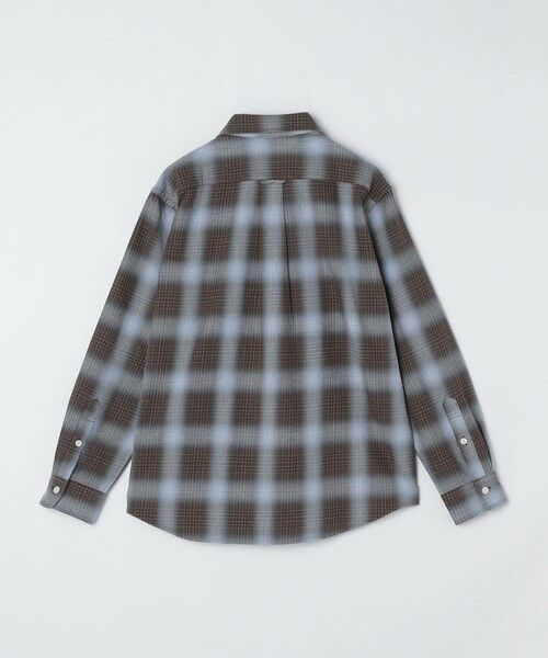 SHIPS / シップス シャツ・ブラウス | SHIPS: Shuttle notes レギュラーカラー オンブレチェック 長袖 ネルシャツ | 詳細14