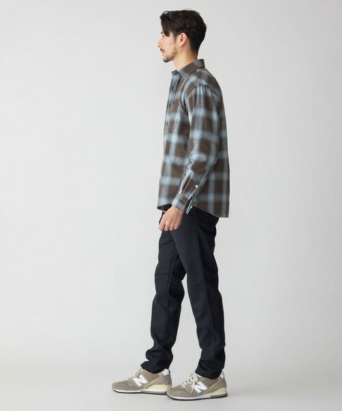 SHIPS / シップス シャツ・ブラウス | SHIPS: Shuttle notes レギュラーカラー オンブレチェック 長袖 ネルシャツ | 詳細3