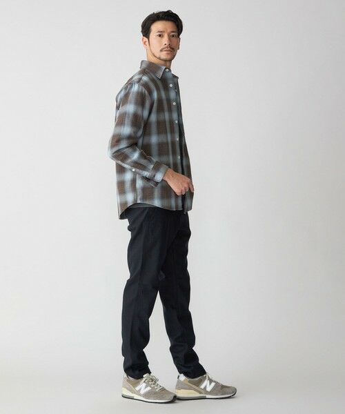 SHIPS / シップス シャツ・ブラウス | SHIPS: Shuttle notes レギュラーカラー オンブレチェック 長袖 ネルシャツ | 詳細5