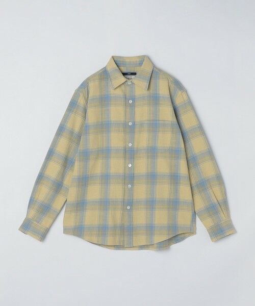 SHIPS / シップス シャツ・ブラウス | SHIPS: Shuttle notes レギュラーカラー オンブレチェック 長袖 ネルシャツ | 詳細21