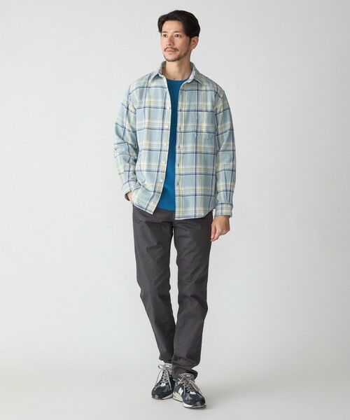 SHIPS / シップス シャツ・ブラウス | SHIPS: Shuttle notes レギュラーカラー オンブレチェック 長袖 ネルシャツ | 詳細23