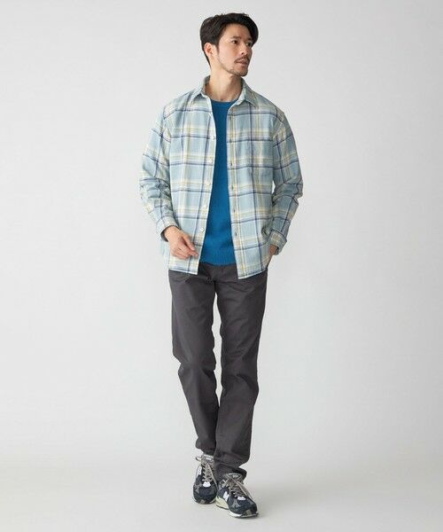 SHIPS / シップス シャツ・ブラウス | SHIPS: Shuttle notes レギュラーカラー オンブレチェック 長袖 ネルシャツ | 詳細24