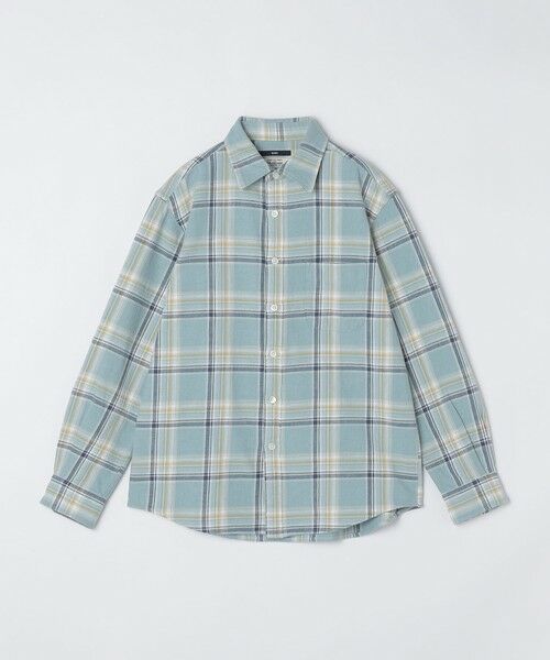 SHIPS / シップス シャツ・ブラウス | SHIPS: Shuttle notes レギュラーカラー オンブレチェック 長袖 ネルシャツ | 詳細28