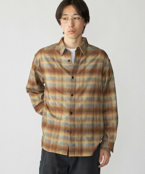 SHIPS / シップス シャツ・ブラウス | City Ambient Products: 〈洗濯機可能〉レギュラー プリント フランネル チェック シャツ | 詳細2