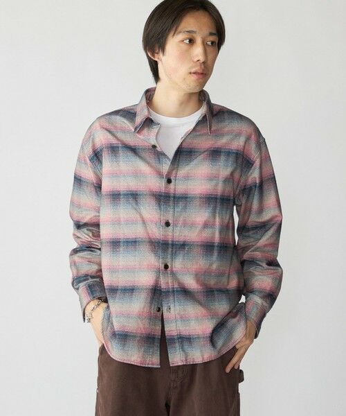 SHIPS / シップス シャツ・ブラウス | City Ambient Products: 〈洗濯機可能〉レギュラー プリント フランネル チェック シャツ | 詳細11