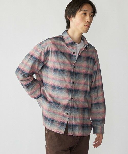 SHIPS / シップス シャツ・ブラウス | City Ambient Products: 〈洗濯機可能〉レギュラー プリント フランネル チェック シャツ | 詳細15