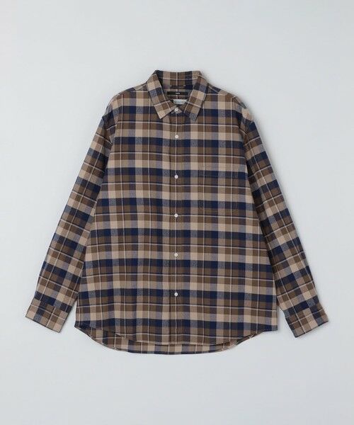 SHIPS / シップス シャツ・ブラウス | SHIPS: BEZ レギュラーカラー ネル チェック シャツ | 詳細9