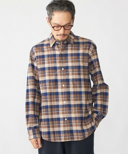 SHIPS / シップス シャツ・ブラウス | SHIPS: BEZ レギュラーカラー ネル チェック シャツ | 詳細5