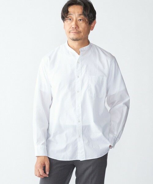 SHIPS / シップス シャツ・ブラウス | SHIPS: 140S ブロード バンドカラー シャツ | 詳細2