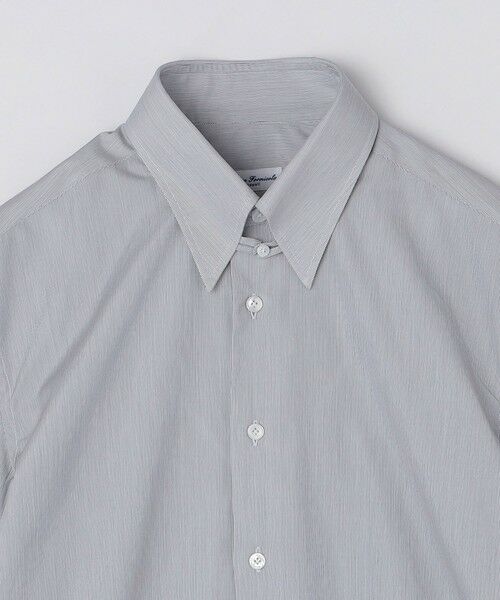 SHIPS / シップス シャツ・ブラウス | 【SHIPS別注】Errico Formicola: ヘアライン ストライプ タブカラー シャツ | 詳細1