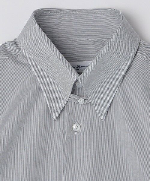 SHIPS / シップス シャツ・ブラウス | 【SHIPS別注】Errico Formicola: ヘアライン ストライプ タブカラー シャツ | 詳細5