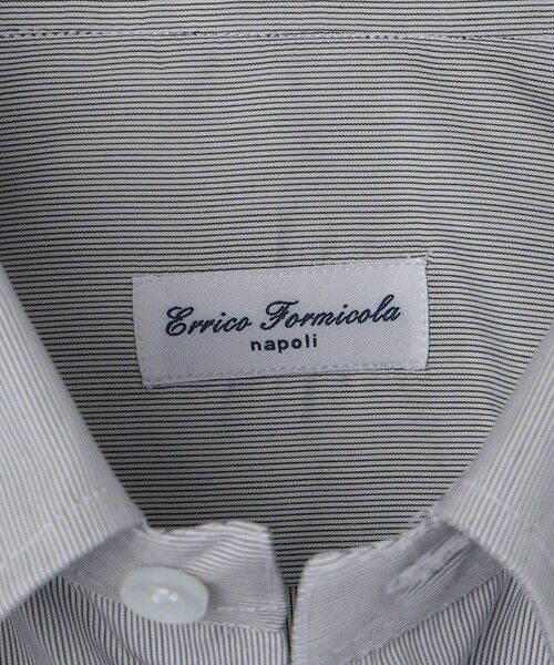SHIPS / シップス シャツ・ブラウス | 【SHIPS別注】Errico Formicola: ヘアライン ストライプ タブカラー シャツ | 詳細6