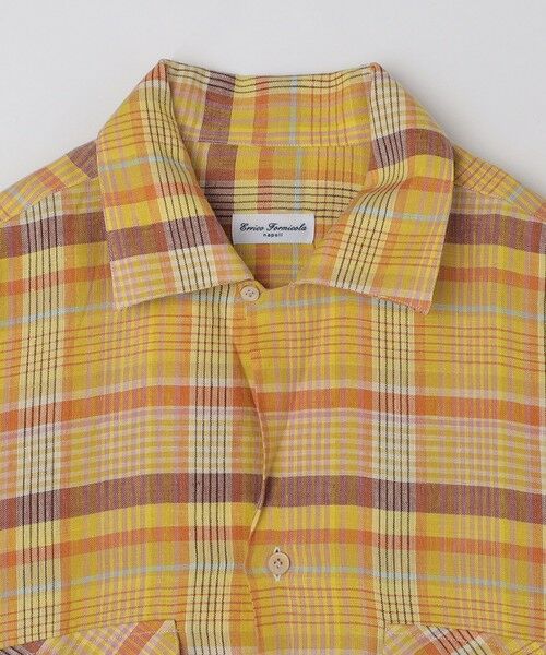 SHIPS / シップス シャツ・ブラウス | 【SHIPS別注】Errico Formicola: マドラス チェック オープンカラー シャツ | 詳細3