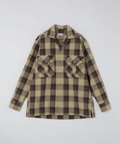 SHIPS / シップス シャツ・ブラウス | 【SHIPS別注】Errico Formicola: ブラウン マドラス オープンカラー シャツ