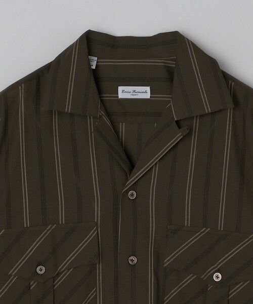 SHIPS / シップス シャツ・ブラウス | 【SHIPS別注】Errico Formicola: ストライプ オープンカラー シャツ | 詳細1