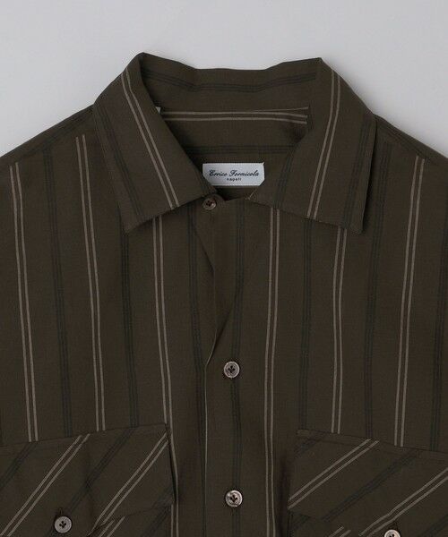 SHIPS / シップス シャツ・ブラウス | 【SHIPS別注】Errico Formicola: ストライプ オープンカラー シャツ | 詳細2