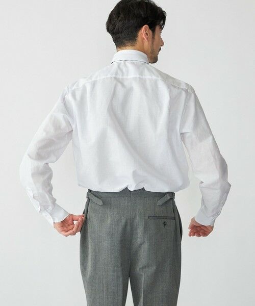 SHIPS / シップス シャツ・ブラウス | 【SHIPS別注】Errico Formicola: ラウンドカラー コットン リネン シャツ | 詳細2