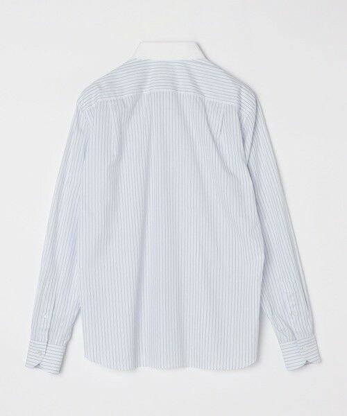 SHIPS / シップス シャツ・ブラウス | 【SHIPS別注】Errico Formicola: ストライプ ラウンドカラー クレリック シャツ | 詳細13